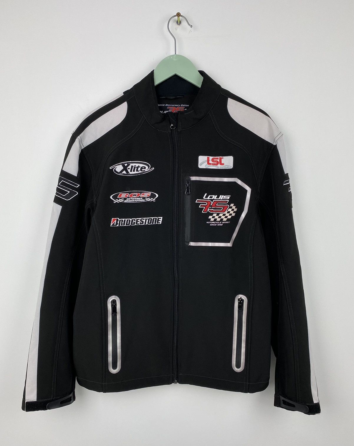 NASCAR Vintage Bridgestone Louis 75 Racing Jacket Ferrari Mercedes Size US M / EU 48-50 / 2 - 1 Thumbnail