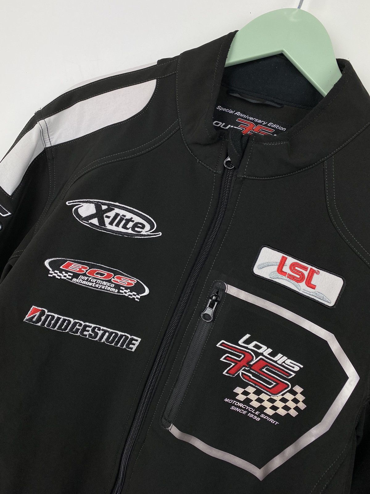 NASCAR Vintage Bridgestone Louis 75 Racing Jacket Ferrari Mercedes Size US M / EU 48-50 / 2 - 2 Thumbnail