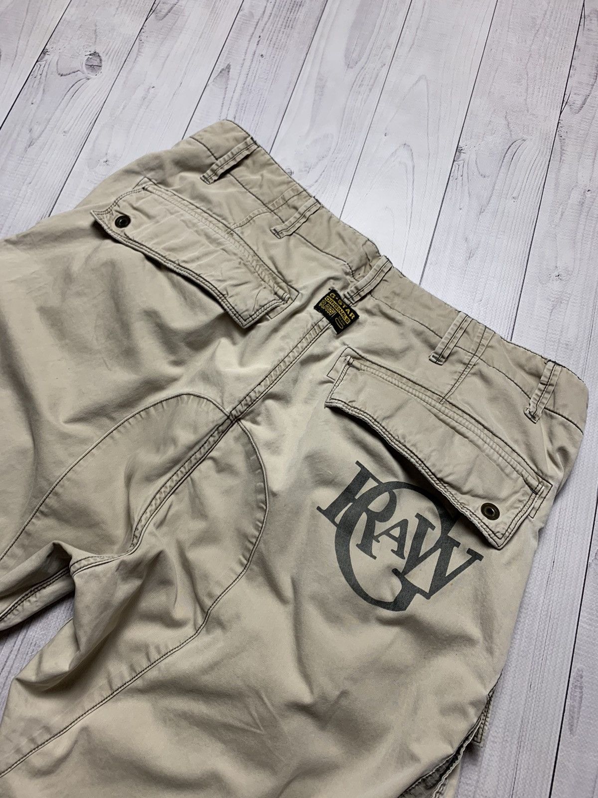 G-Star × Vintage Vintage G Star Raw cargo pants multi pocket distressed Y2K Size US 33 - 16 Thumbnail