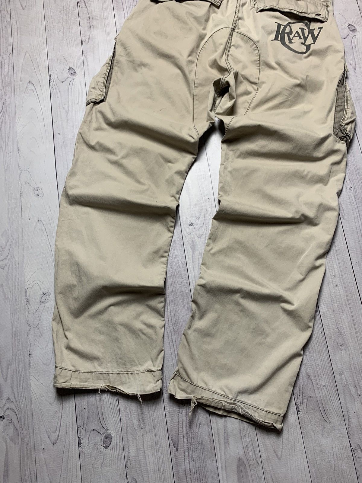 G-Star × Vintage Vintage G Star Raw cargo pants multi pocket distressed Y2K Size US 33 - 5 Thumbnail