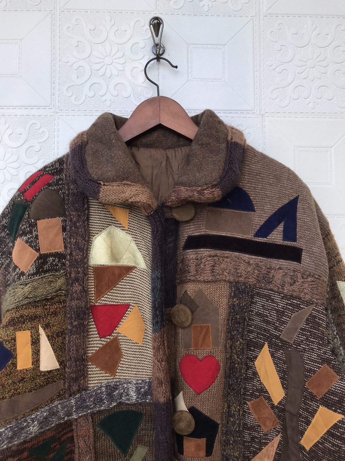 Handmade Vintage Patchwork Jacket Kapital Inspired Folk Art Jacket Size US L / EU 52-54 / 3 - 3 Thumbnail