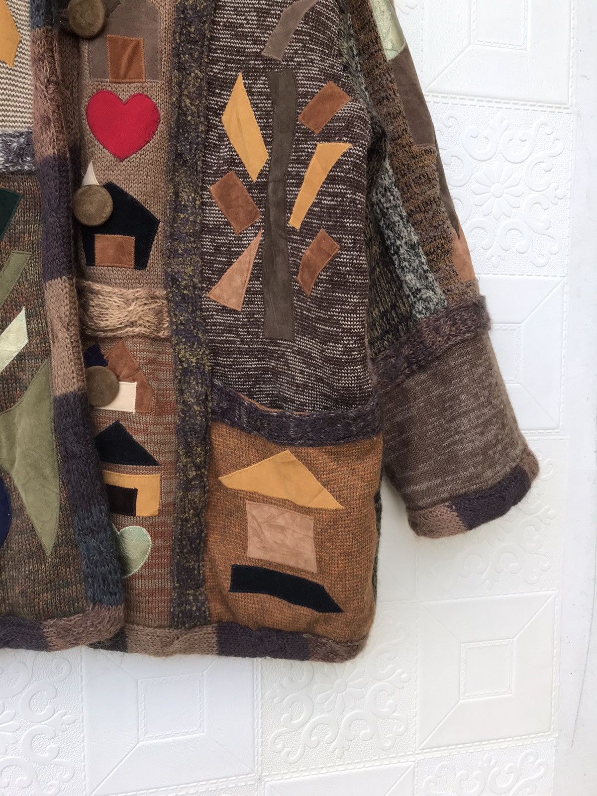 Handmade Vintage Patchwork Jacket Kapital Inspired Folk Art Jacket Size US L / EU 52-54 / 3 - 11 Thumbnail