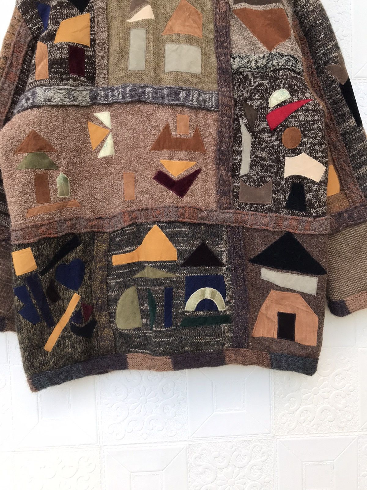 Handmade Vintage Patchwork Jacket Kapital Inspired Folk Art Jacket Size US L / EU 52-54 / 3 - 15 Thumbnail