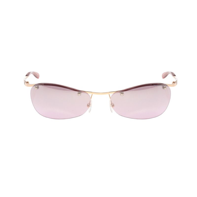 Ralph Lauren × Vintage Ralph Lauren 90's Gold Oval Sunglasses Size ONE SIZE - 1 Thumbnail