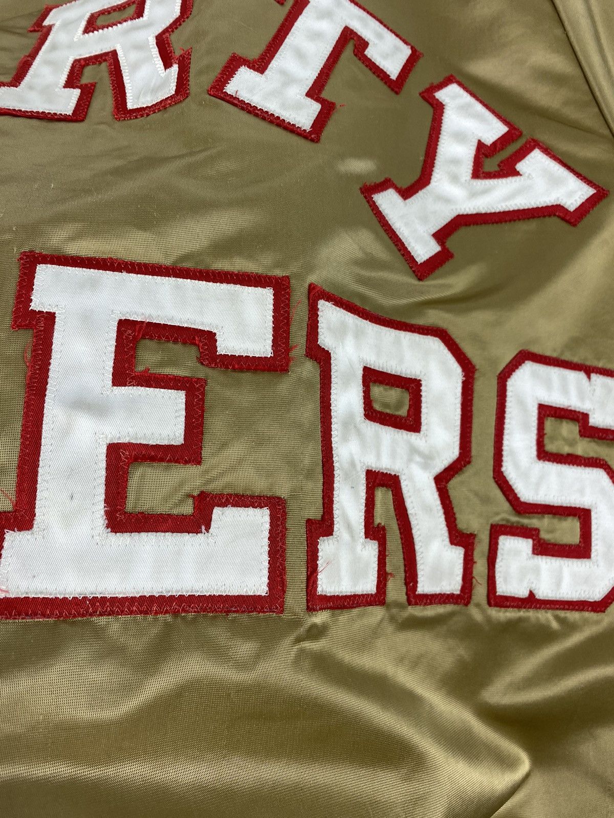 NFL San Francisco 49ERS Forty Niners Satin Jacket Lakers Buffalo Size US M / EU 48-50 / 2 - 19 Thumbnail