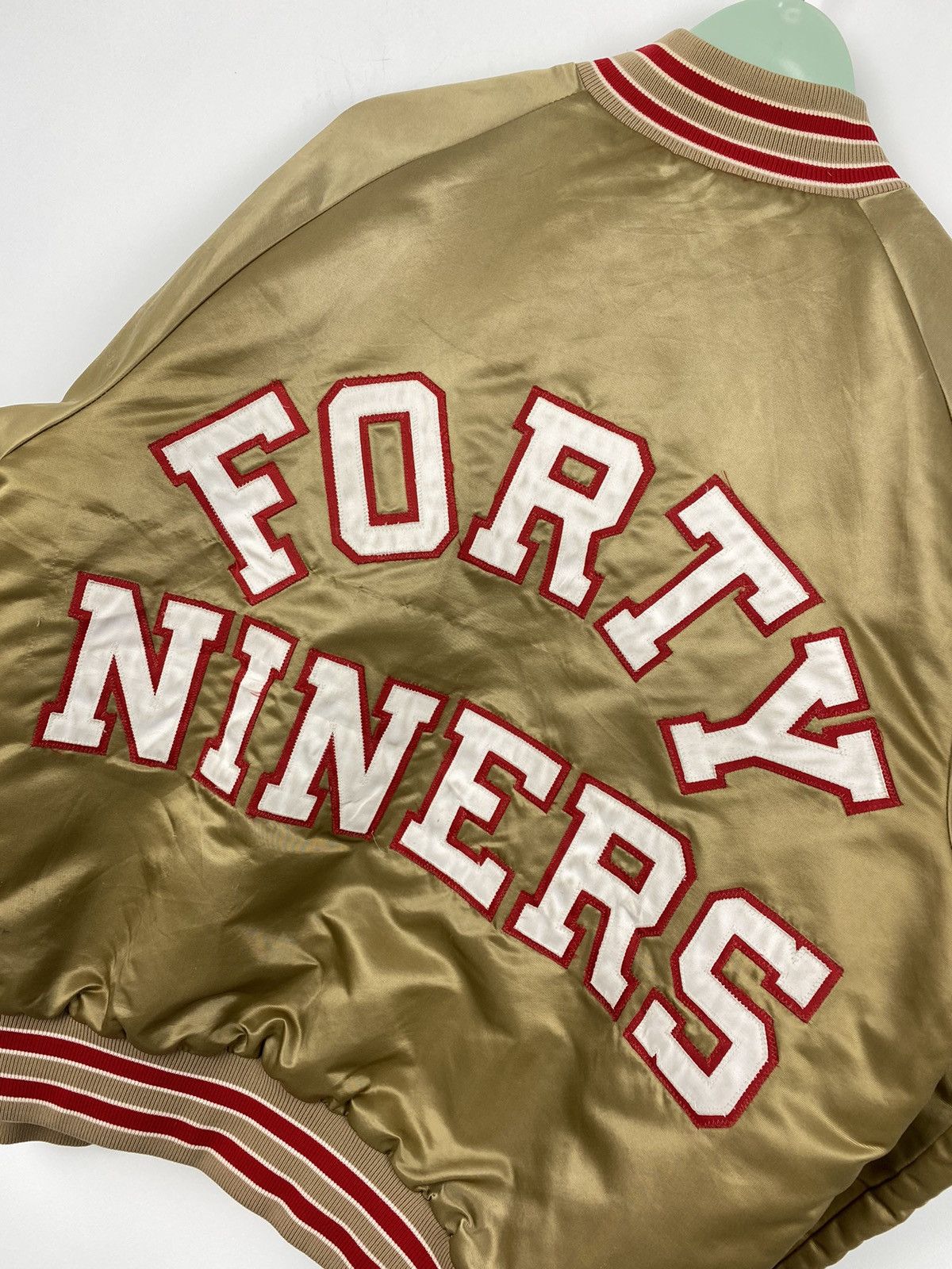 NFL San Francisco 49ERS Forty Niners Satin Jacket Lakers Buffalo Size US M / EU 48-50 / 2 - 2 Thumbnail