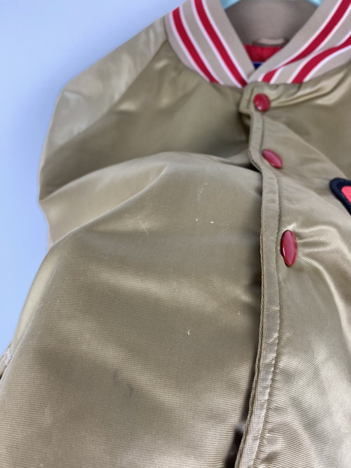 NFL San Francisco 49ERS Forty Niners Satin Jacket Lakers Buffalo Size US M / EU 48-50 / 2 - 14 Thumbnail