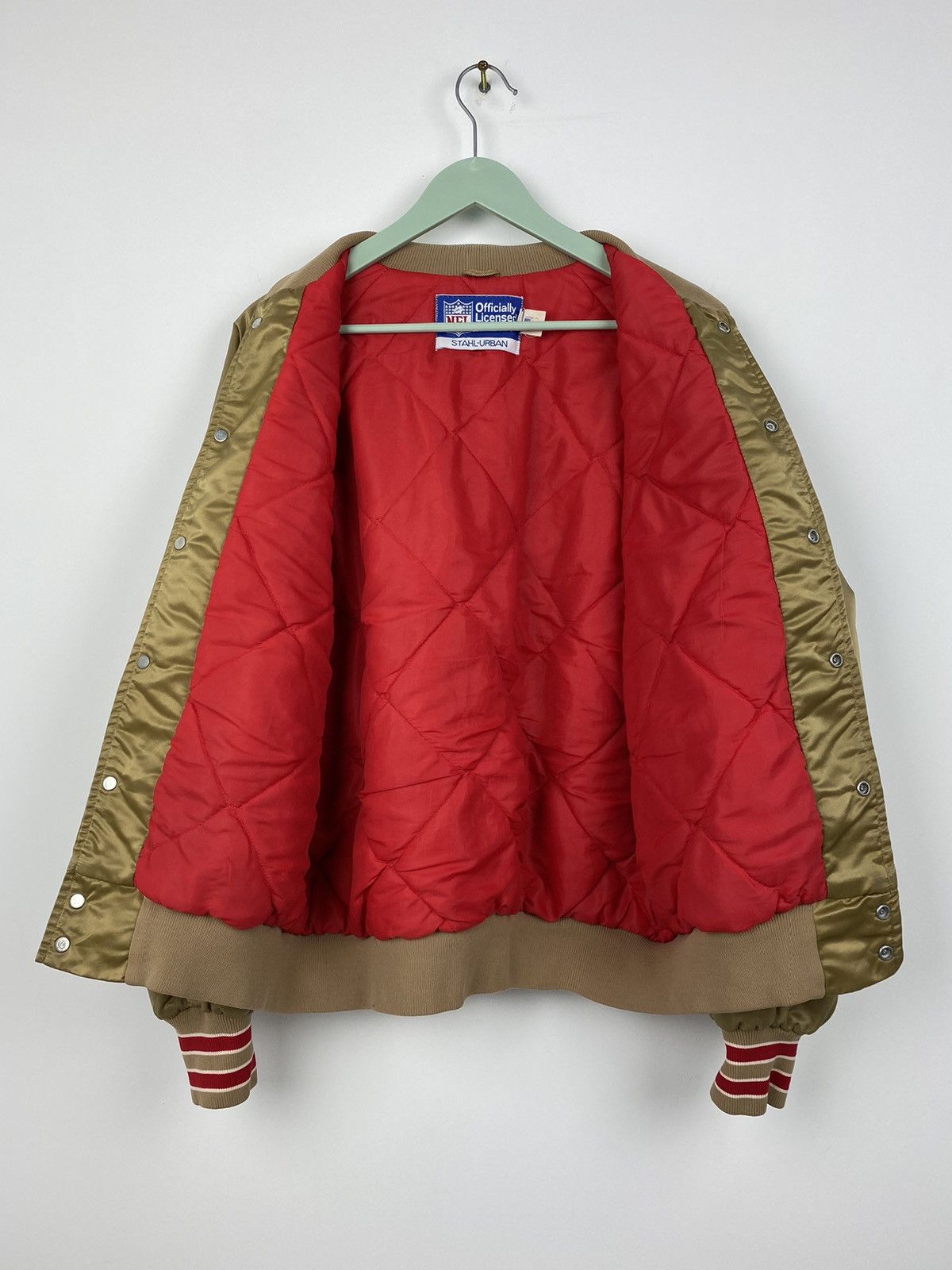 NFL San Francisco 49ERS Forty Niners Satin Jacket Lakers Buffalo Size US M / EU 48-50 / 2 - 24 Thumbnail