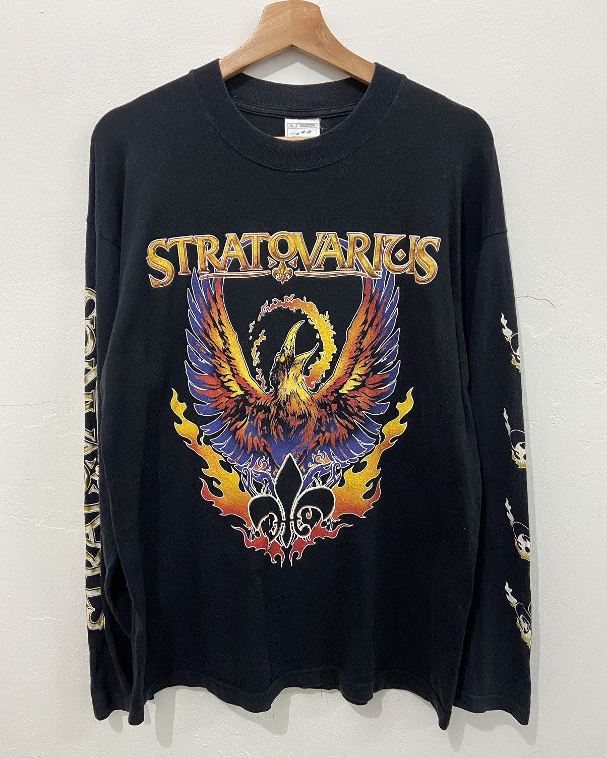 Vintage 90's Stratovarius Finland Power Metal Band shirt