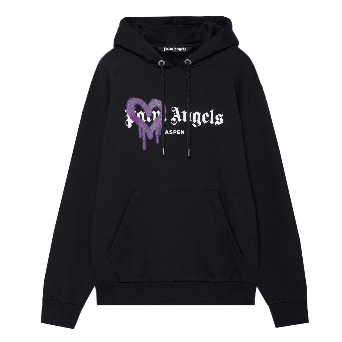Palm Angels Aspen Spray Heart Hoodie