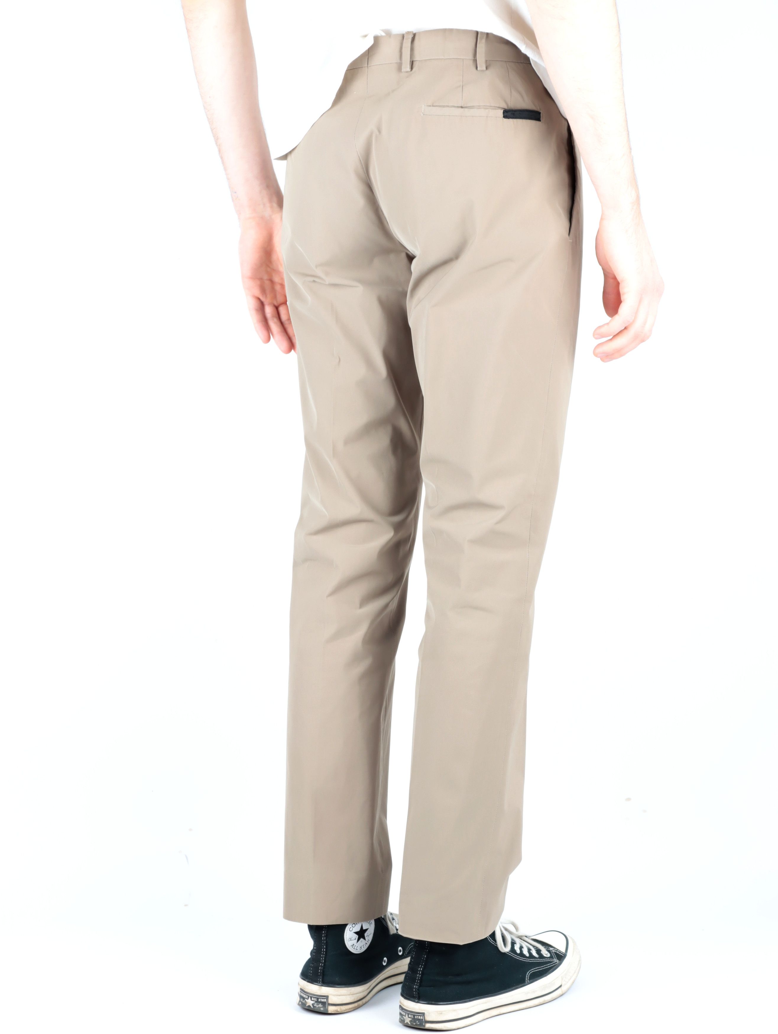 Prada Technical Nylon Beige Pants