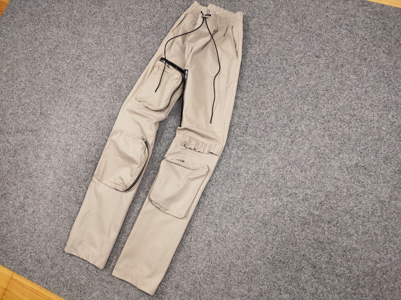 Japanese Brand Vintage 90's Japanese Baggy Multi Pocket Zip Cargo Pants Size US 34 / EU 50 - 3 Thumbnail