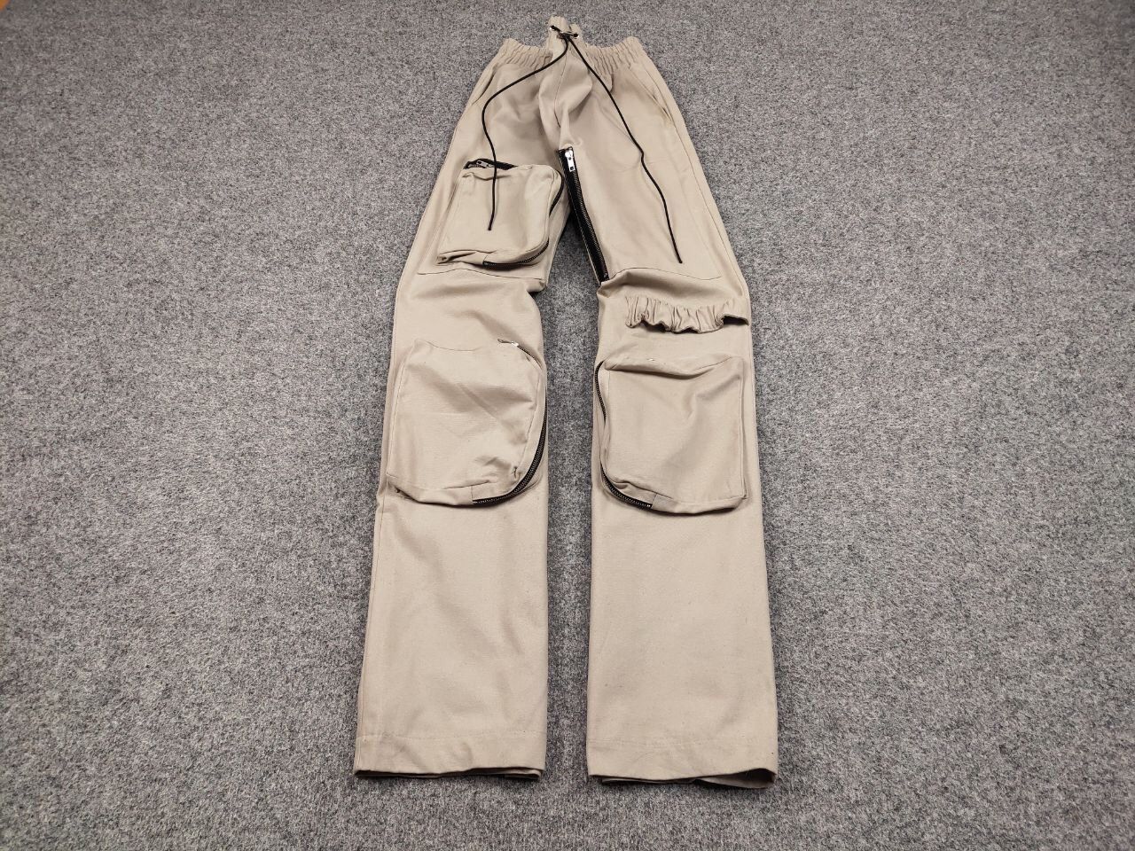 Japanese Brand Vintage 90's Japanese Baggy Multi Pocket Zip Cargo Pants Size US 34 / EU 50 - 2 Thumbnail