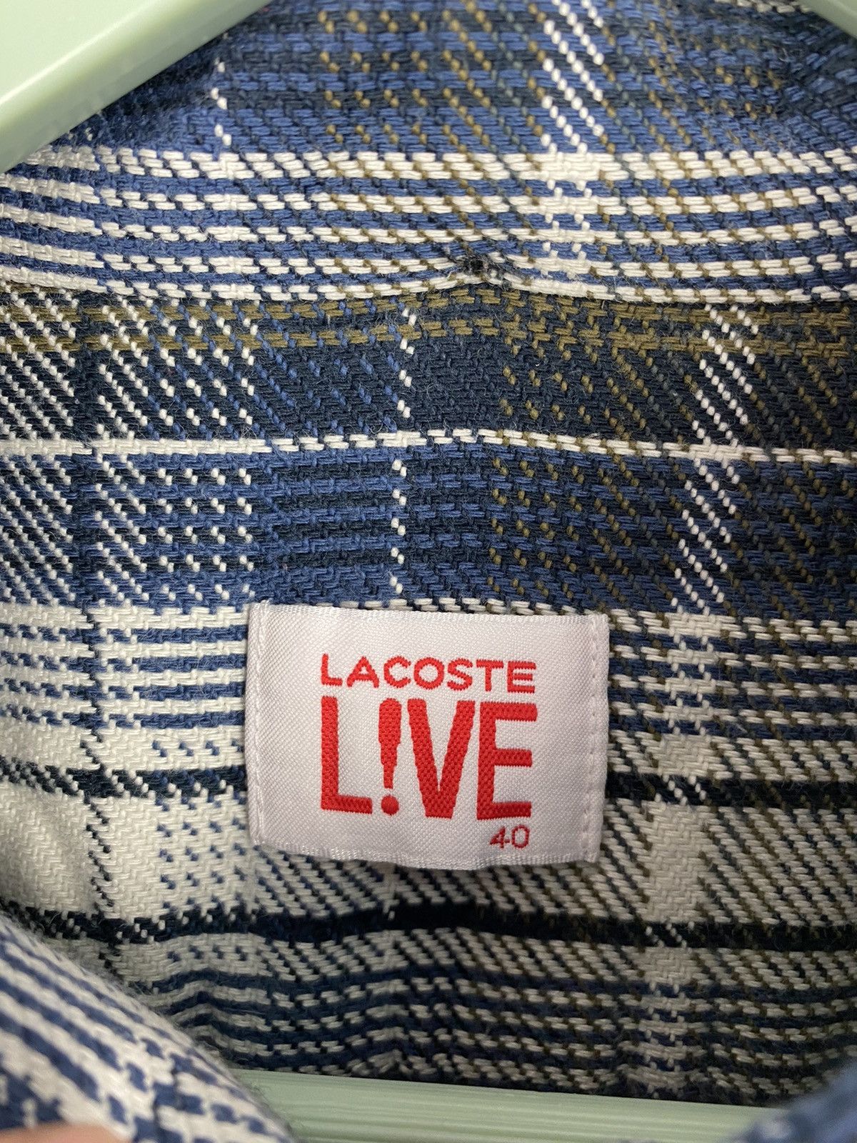 Lacoste Vintage Lacoste Live Flannel Button Shirt Burberry Pendleton Size US M / EU 48-50 / 2 - 4 Thumbnail
