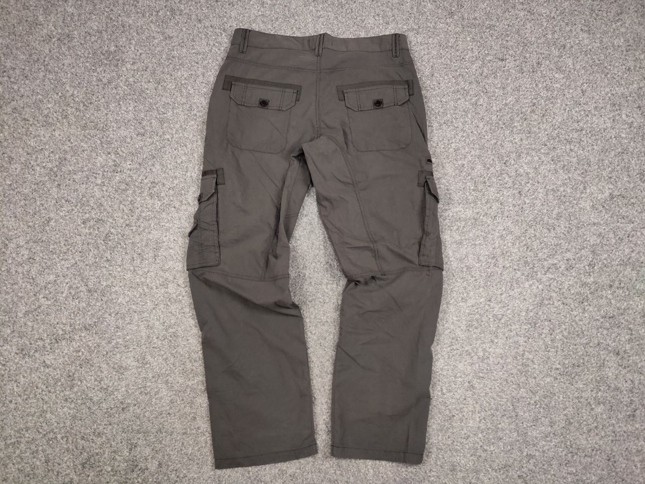 Japanese Brand Vintage 90's Japanese Baggy Multi Pocket Cargo Dark Pants Size US 34 / EU 50 - 15 Thumbnail