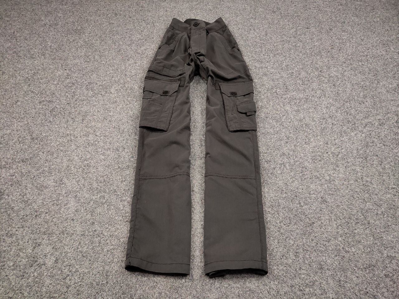 Japanese Brand Vintage 90's Japanese Baggy Multi Pocket Cargo Dark Pants Size US 34 / EU 50 - 2 Thumbnail