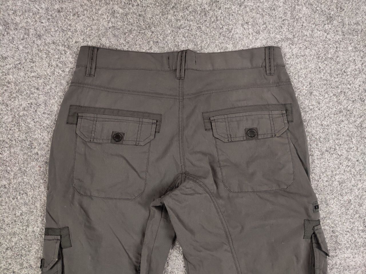 Japanese Brand Vintage 90's Japanese Baggy Multi Pocket Cargo Dark Pants Size US 34 / EU 50 - 16 Thumbnail