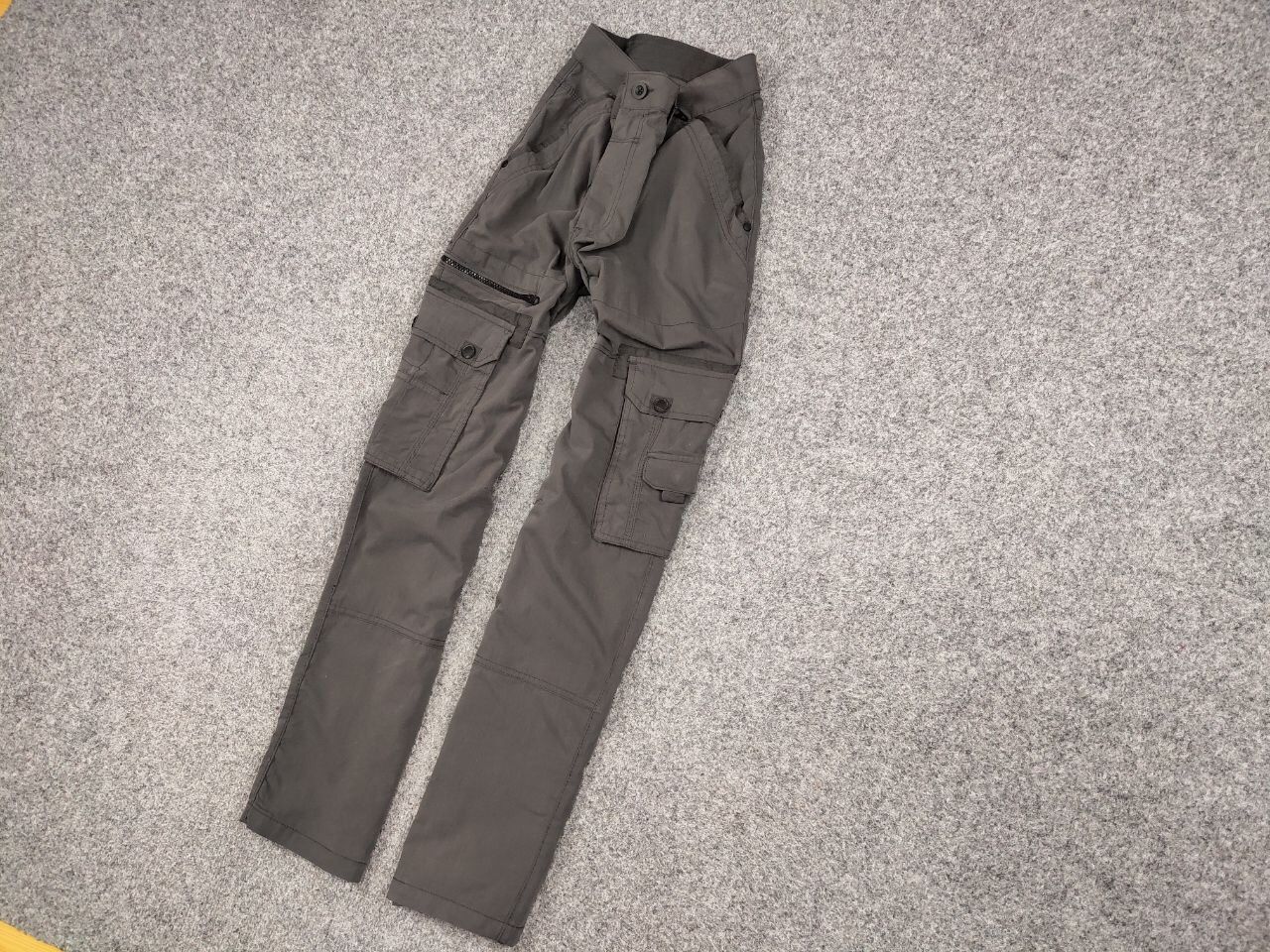 Japanese Brand Vintage 90's Japanese Baggy Multi Pocket Cargo Dark Pants Size US 34 / EU 50 - 3 Thumbnail