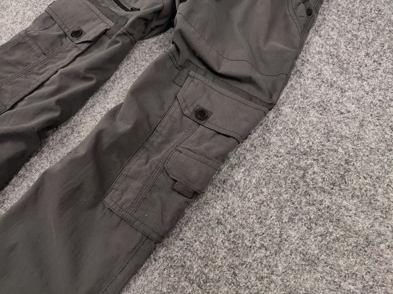 Japanese Brand Vintage 90's Japanese Baggy Multi Pocket Cargo Dark Pants Size US 34 / EU 50 - 5 Thumbnail