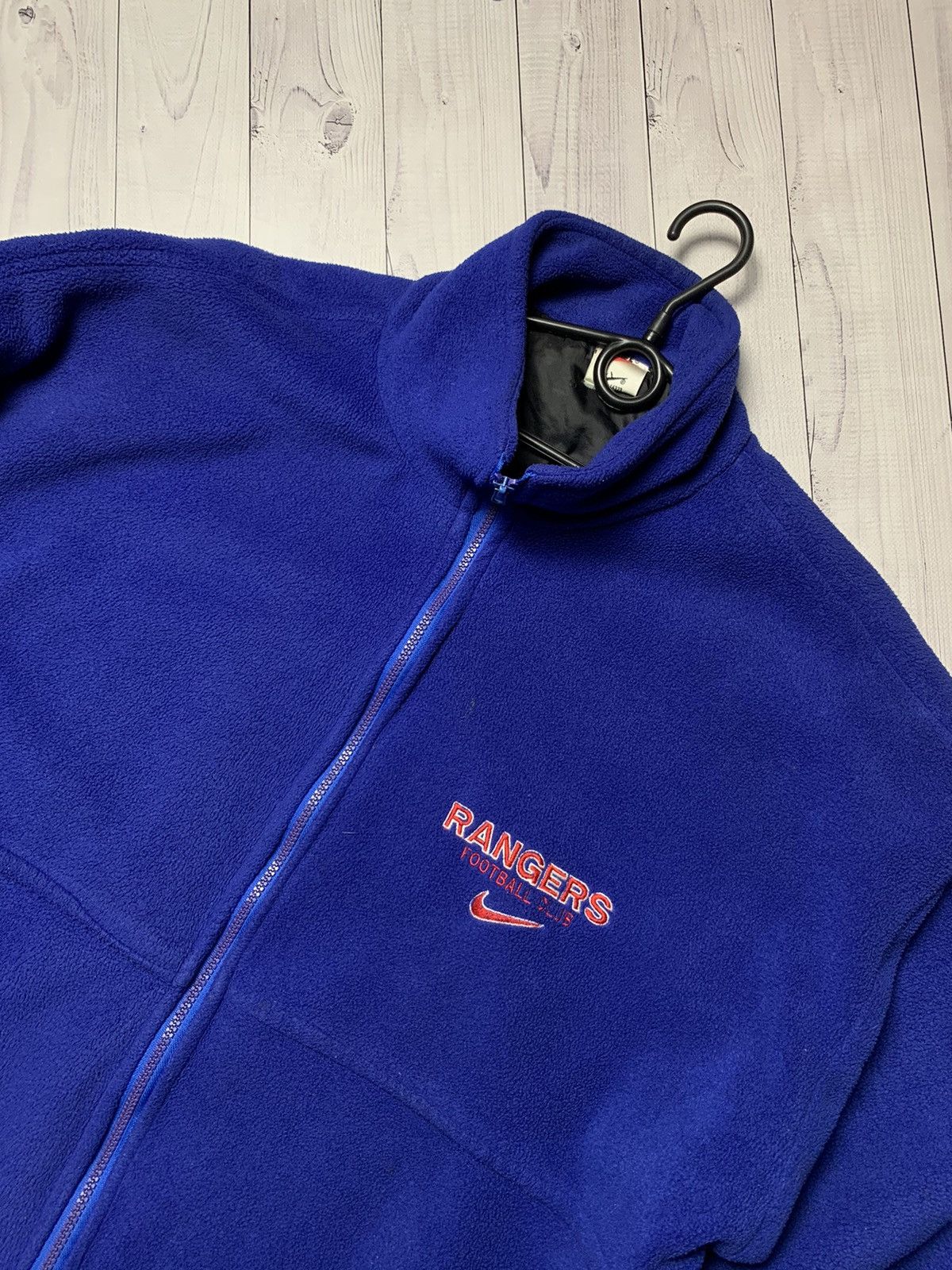 Vintage Nike Rangers fleece jacket size XL logo