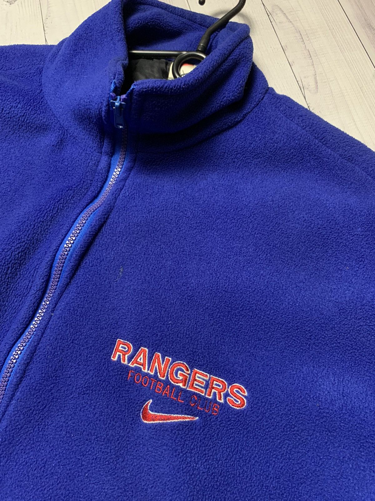 Vintage Nike Rangers fleece jacket size XL logo