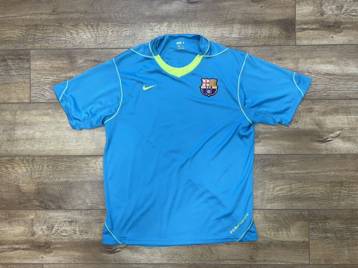 Nike Nike Barcelona 2007 Training Soccer Jersey Size US XL / EU 56 / 4 - 1 Thumbnail