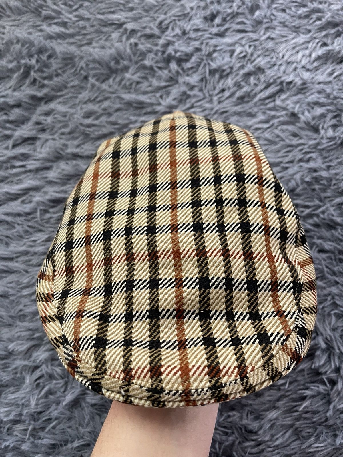 DAKS × Designer × Vintage Daks 70s vintage tartan wool cap Size ONE SIZE - 2 Thumbnail