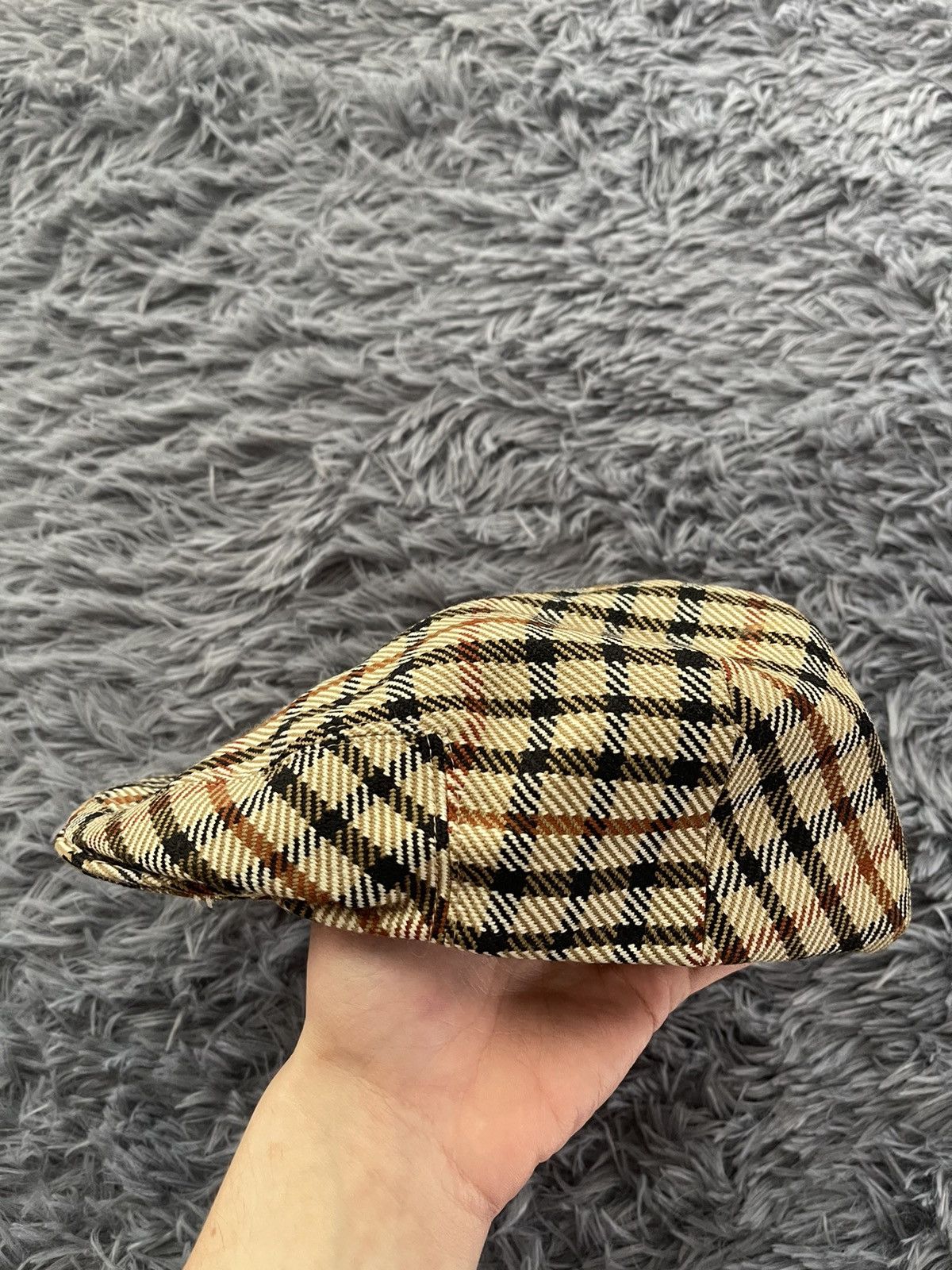 DAKS × Designer × Vintage Daks 70s vintage tartan wool cap Size ONE SIZE - 3 Thumbnail