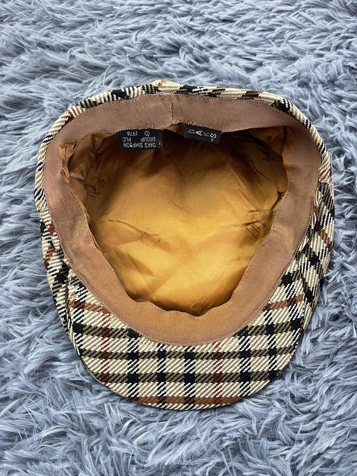 DAKS × Designer × Vintage Daks 70s vintage tartan wool cap Size ONE SIZE - 5 Thumbnail