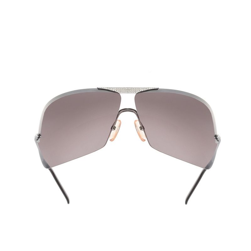 Valentino Valentino 00's Silver Mask Sunglasses Size ONE SIZE - 1 Thumbnail