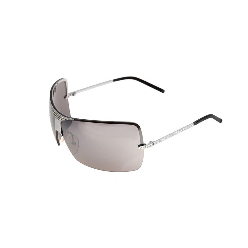 Valentino Valentino 00's Silver Mask Sunglasses Size ONE SIZE - 2 Thumbnail