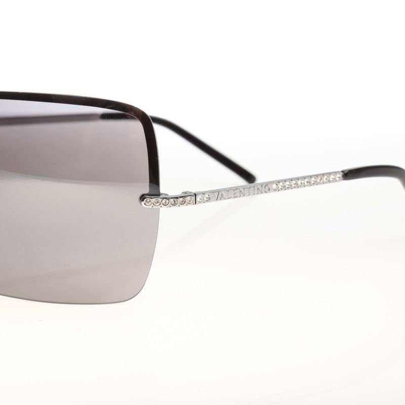 Valentino Valentino 00's Silver Mask Sunglasses Size ONE SIZE - 3 Thumbnail