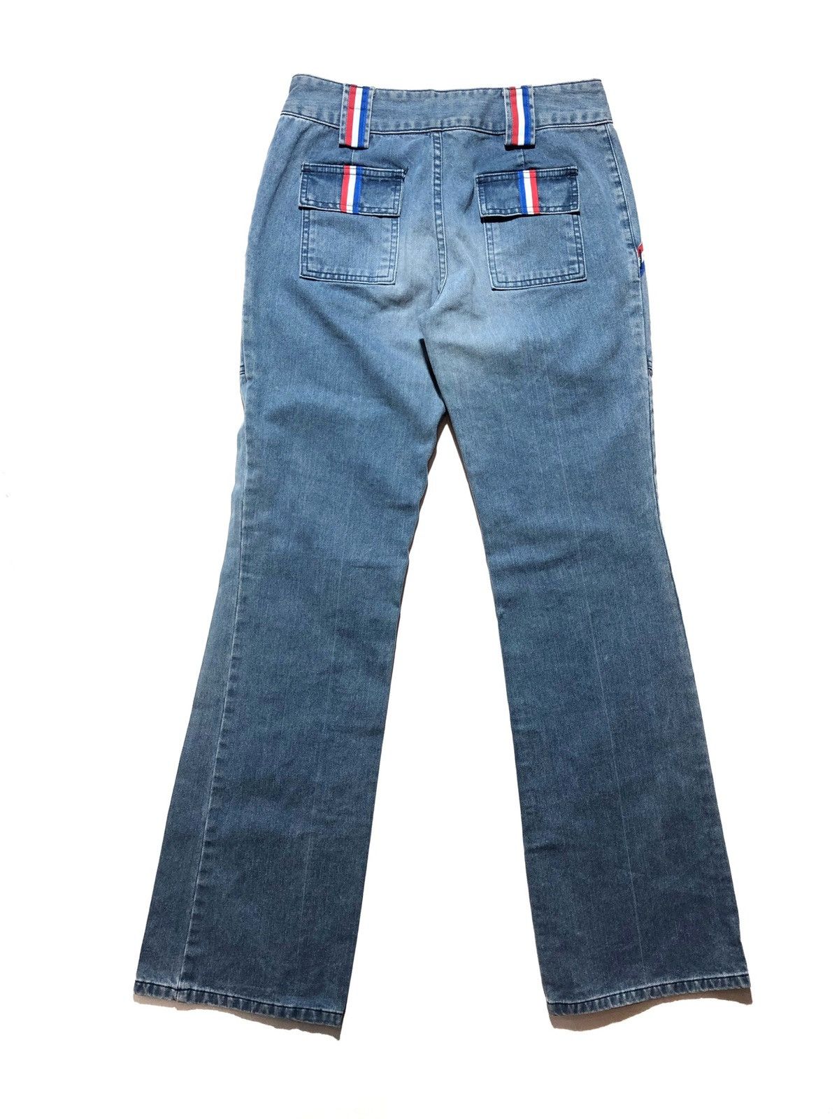 Marc Jacobs Marc Jacobs Flared Wide Blue Jeans Size 28" / US 6 / IT 42 - 5 Thumbnail