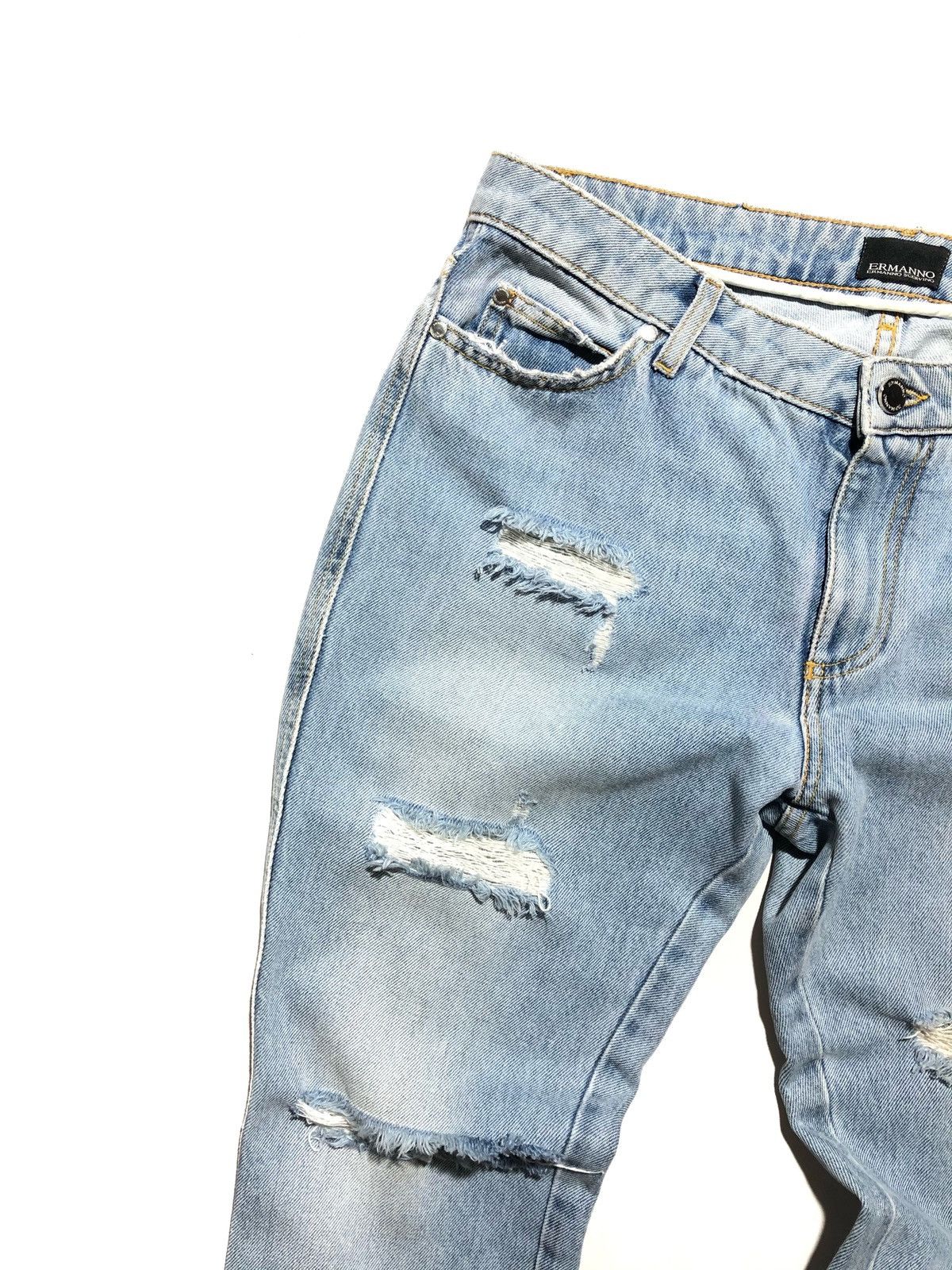 Ermanno Scervino Ermanno Scervino Distressed Jeans Size 32" / US 10 / IT 46 - 4 Thumbnail