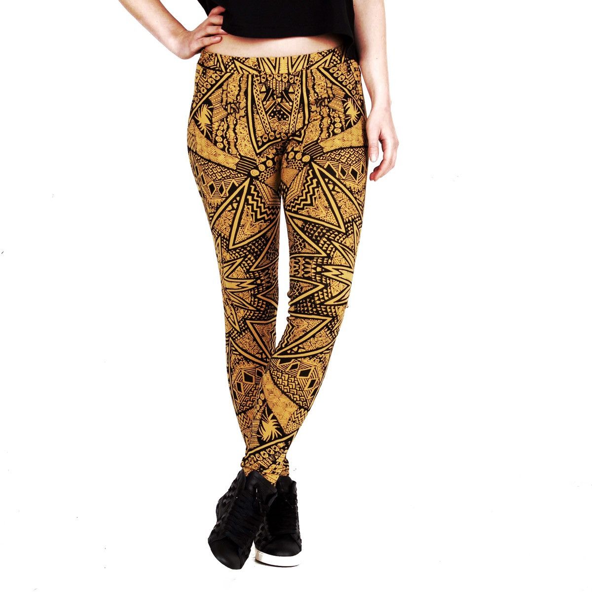 V AVE SHOE REPAIR V Ave Shoe Repair Leggings Star Tattoo Print Lion Size 26" / US 2 / IT 38 - 1 Thumbnail