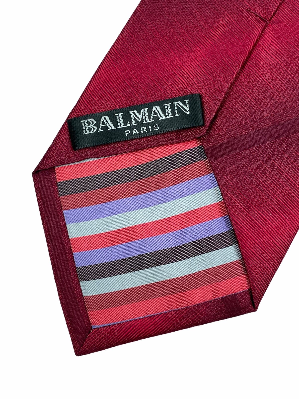 Balmain Balmain Vintage Silk Tie Size ONE SIZE - 2 Thumbnail