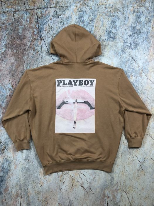 Playboy Play boy hoodie big logo Grailed