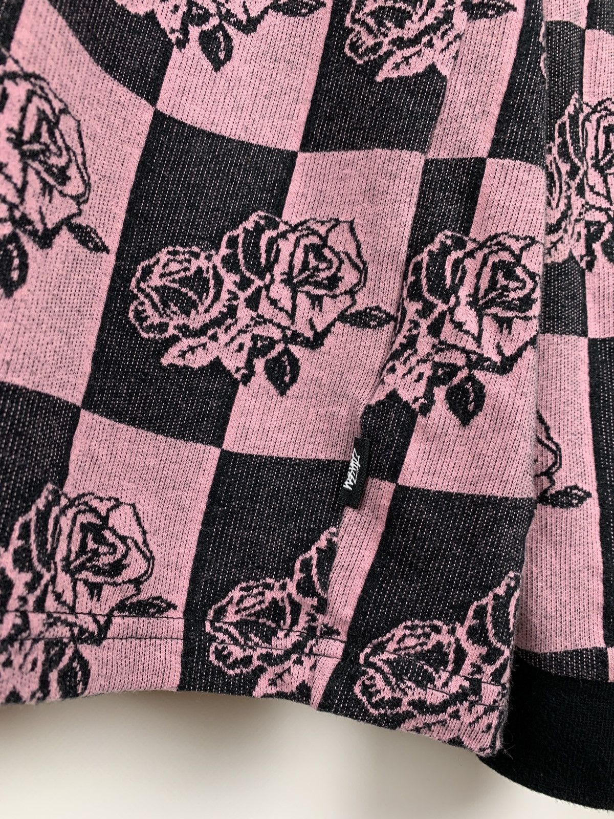 Stussy Vintage Stussy Rose Checkered Jacquard Long Sleeve Shirt Size US L / EU 52-54 / 3 - 12 Thumbnail