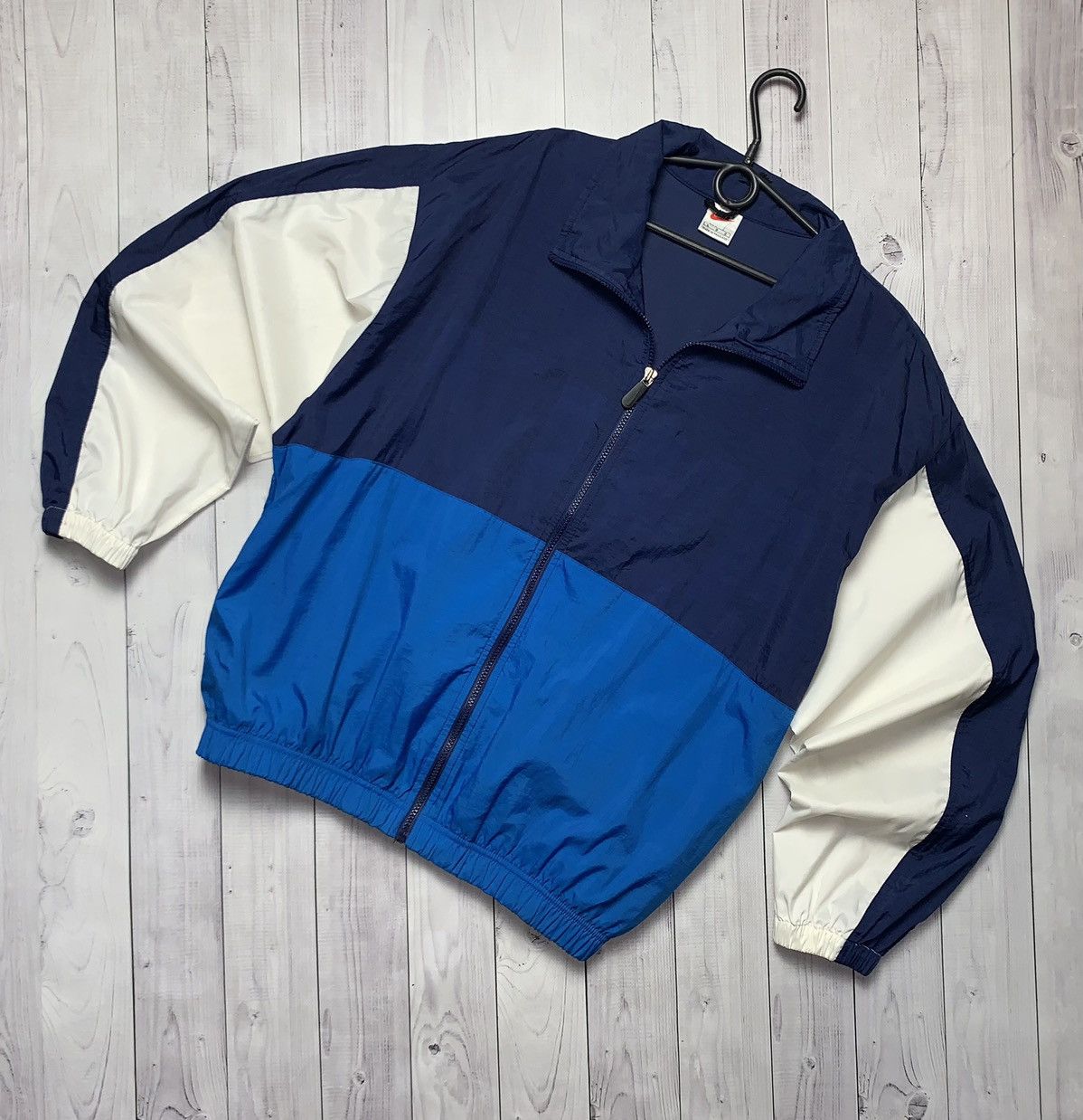 Nike × Vintage Vintage Nike big logo track jacket size L swoosh Size US L / EU 52-54 / 3 - 2 Thumbnail