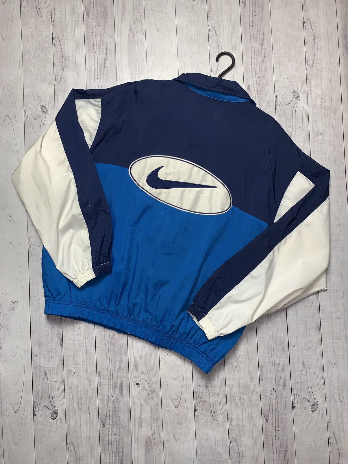 Vintage Nike big logo track jacket size L swoosh
