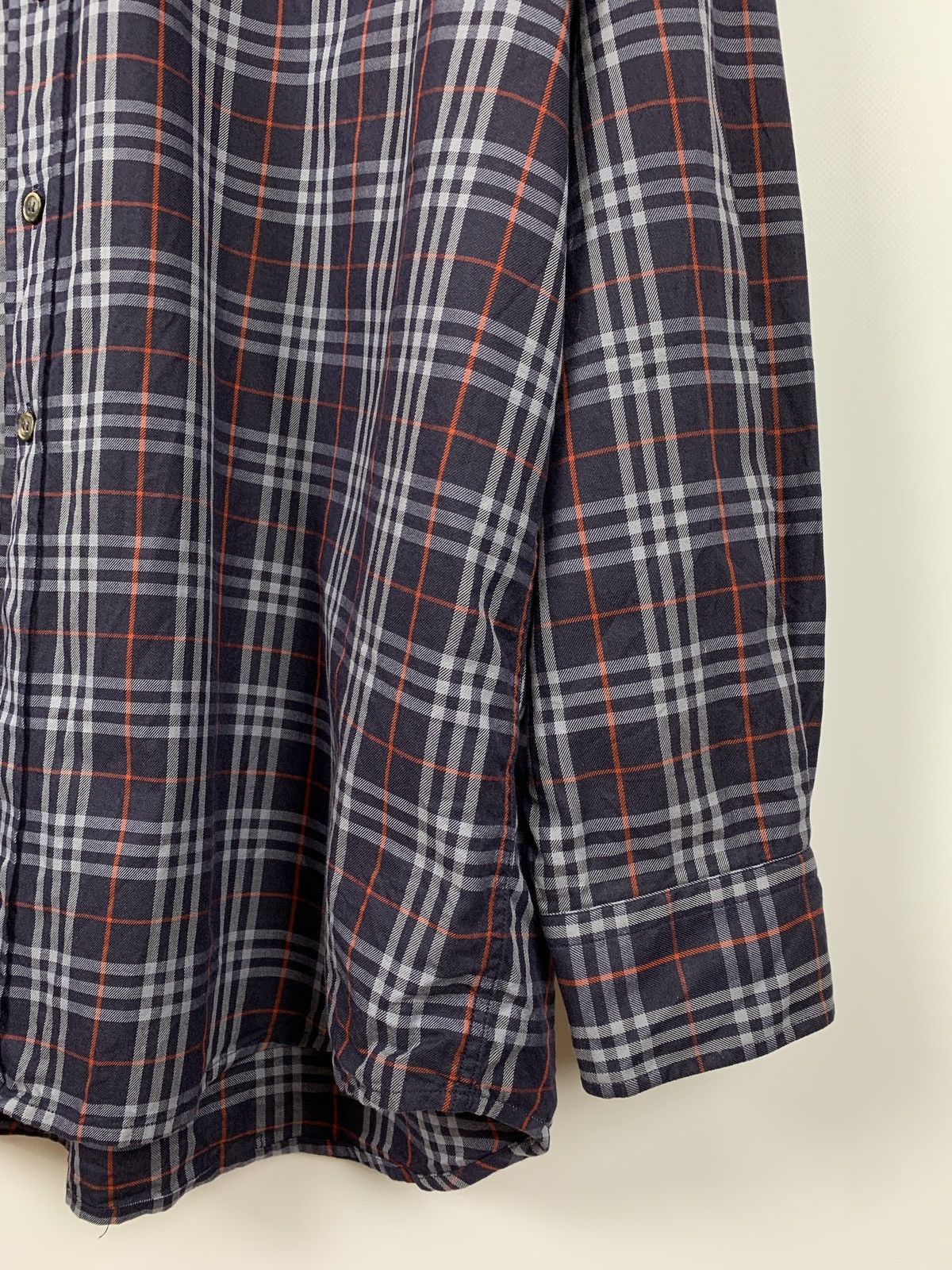 Burberry Vintage Burberrys Nova Check Long Sleeve Button Up Shirt Size US XL / EU 56 / 4 - 10 Thumbnail