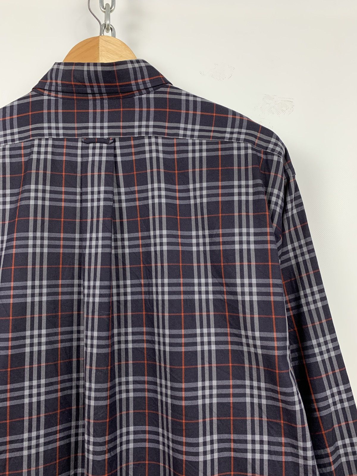 Burberry Vintage Burberrys Nova Check Long Sleeve Button Up Shirt Size US XL / EU 56 / 4 - 13 Thumbnail