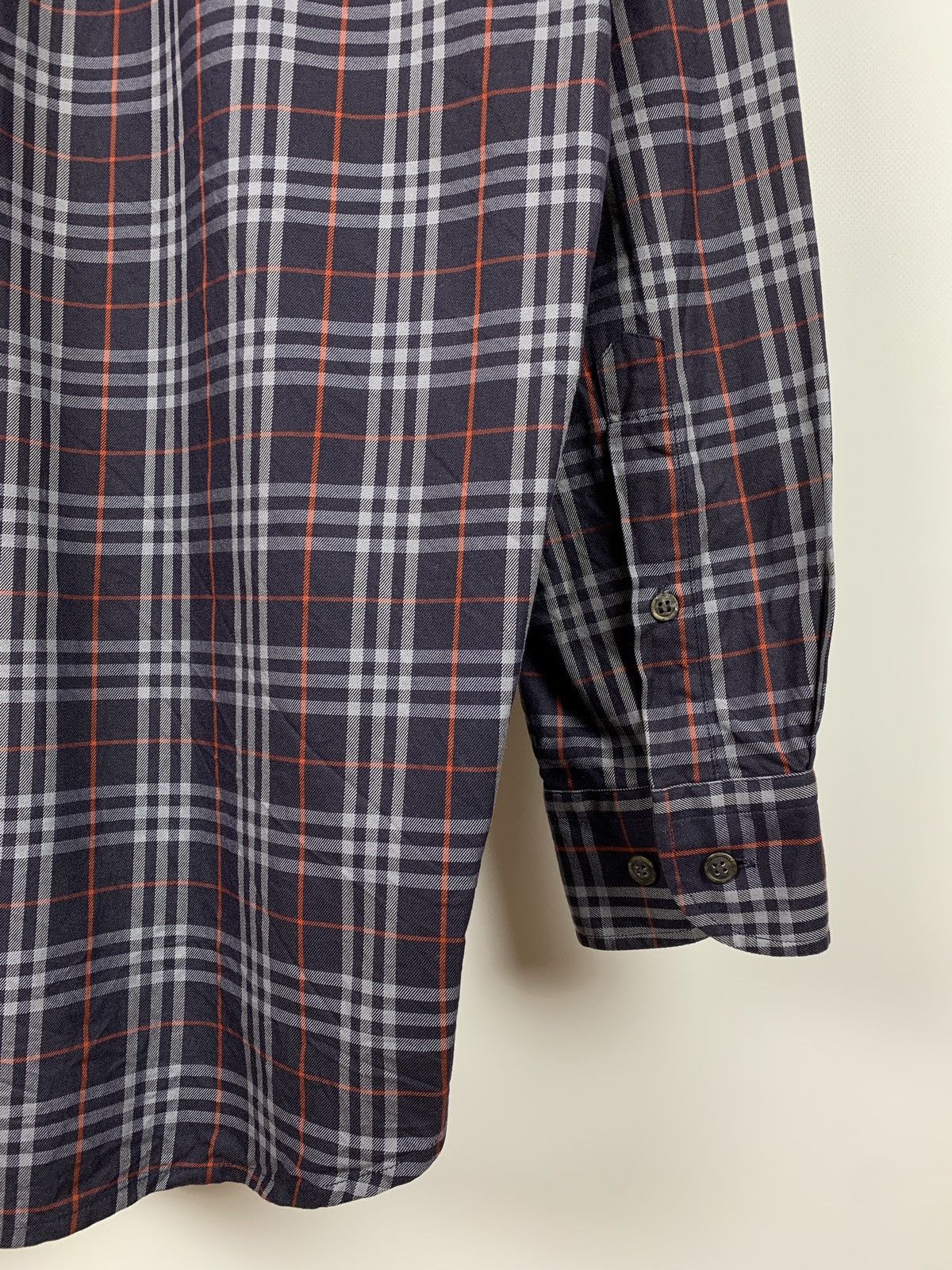 Burberry Vintage Burberrys Nova Check Long Sleeve Button Up Shirt Size US XL / EU 56 / 4 - 16 Thumbnail