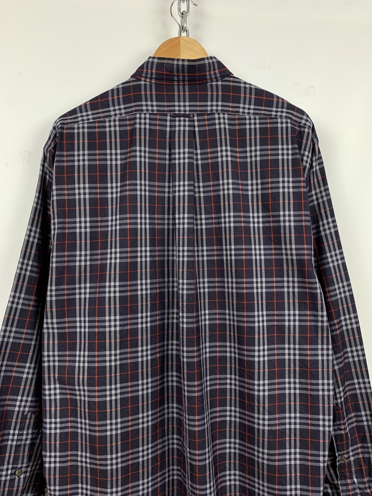 Burberry Vintage Burberrys Nova Check Long Sleeve Button Up Shirt Size US XL / EU 56 / 4 - 11 Thumbnail