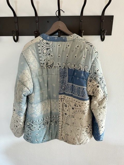Kapital × Kapital Kountry GAUZE BANDANA PATCHWORK QUILTED BLOUSON - SAX Size US M / EU 48-50 / 2 - 2 Thumbnail