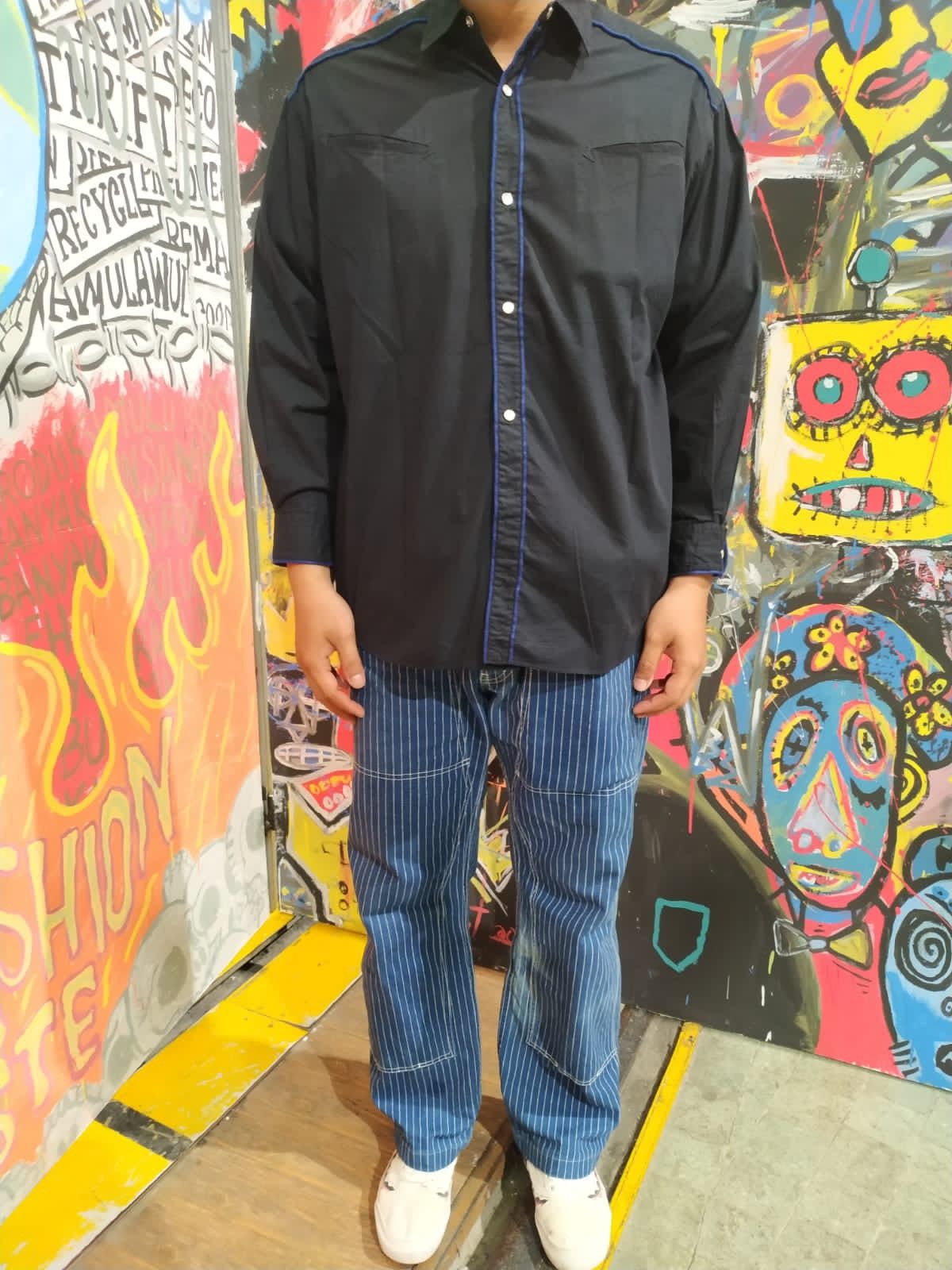 CDG by Comme des Garcons Vintage 80s Comme Des Garcons Western button up Size L / US 10 / IT 46 - 11 Thumbnail