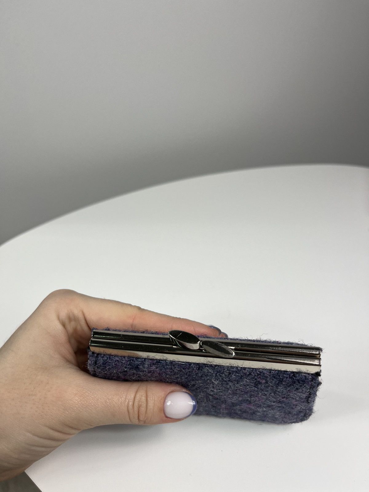 Harris Tweed × Vintage Harris Tweed wool wallet coin box vintage Size ONE SIZE - 10 Thumbnail