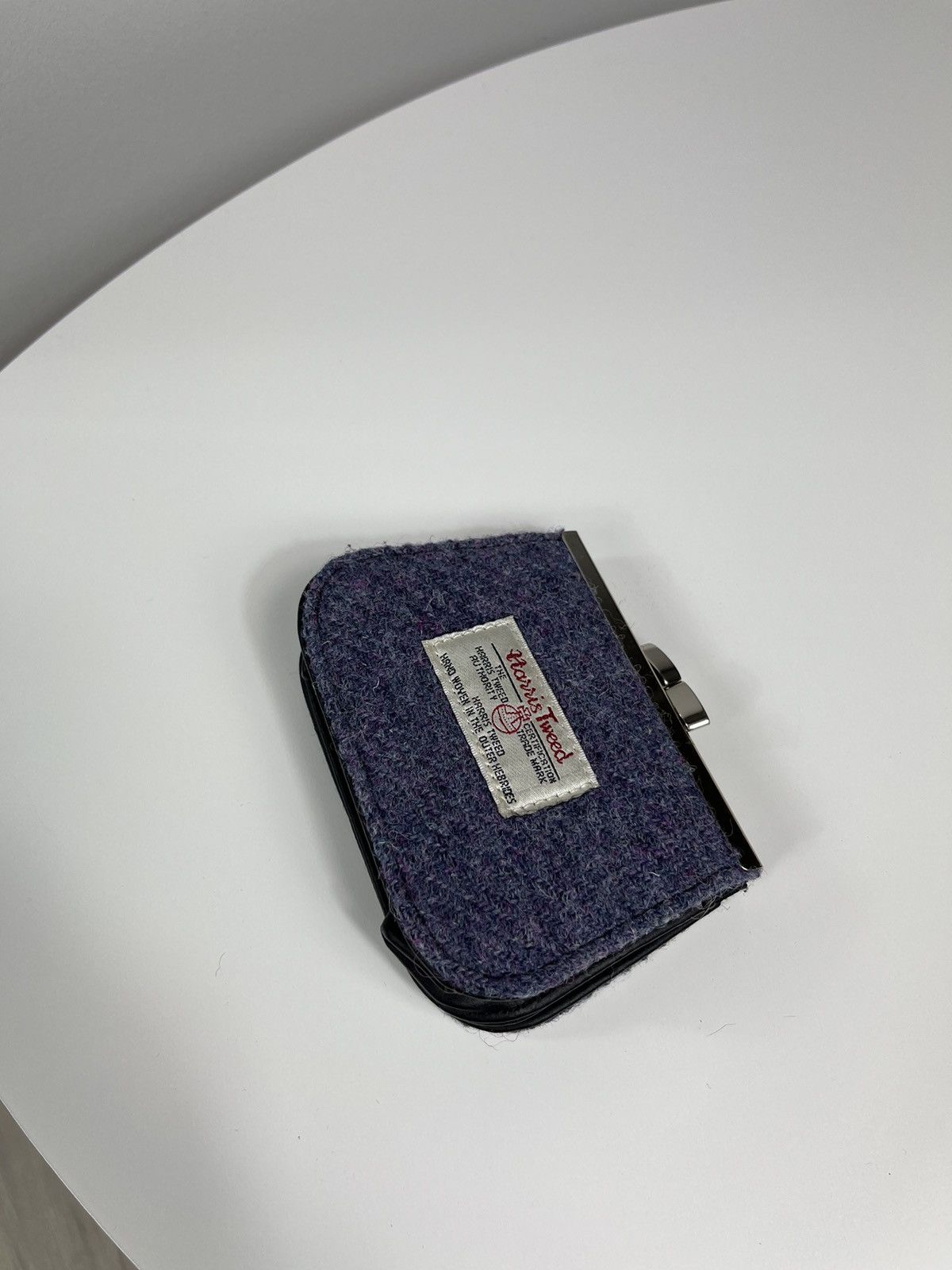 Harris Tweed × Vintage Harris Tweed wool wallet coin box vintage Size ONE SIZE - 3 Thumbnail