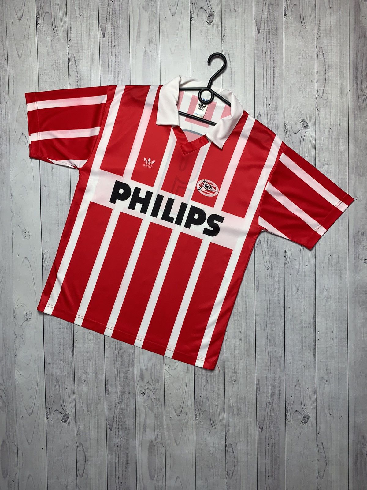 Advisory Board Crystals × Vintage Vintage PSV soccer jersey adidas 1990/92 size L Rare Size US L / EU 52-54 / 3 - 1 Thumbnail