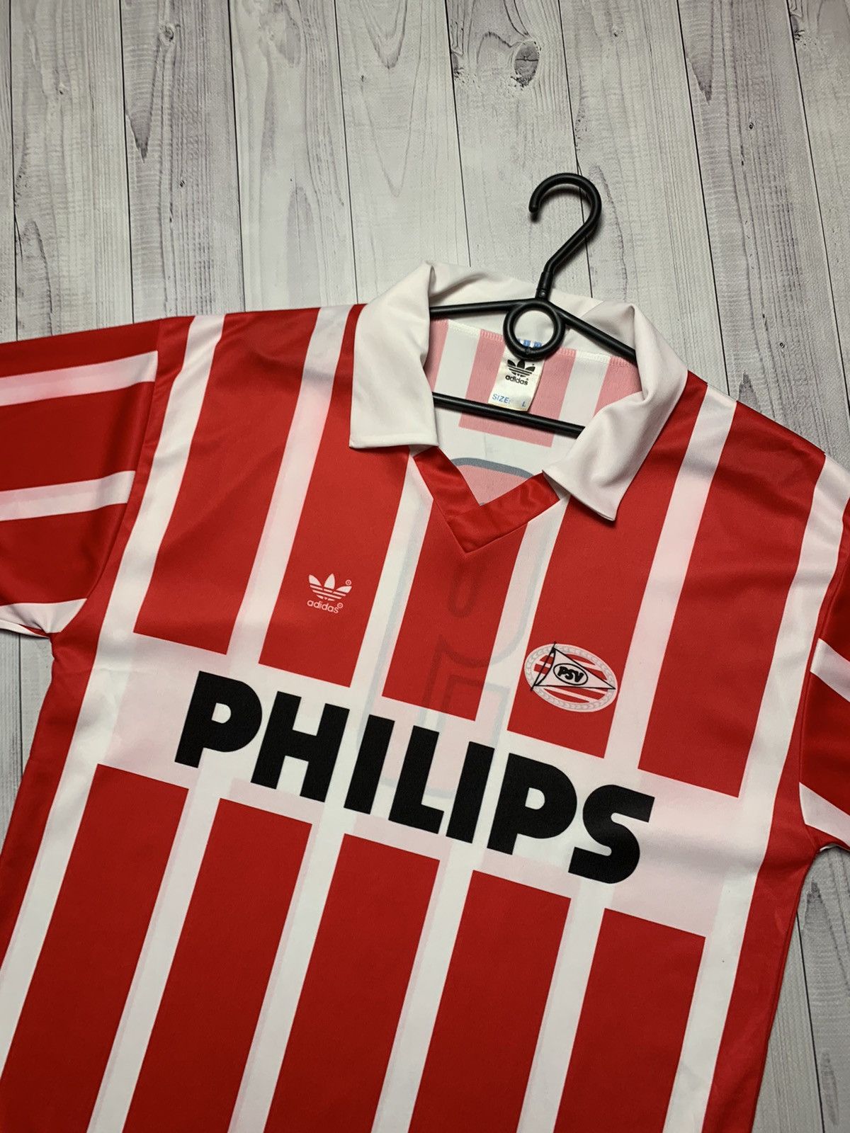 Advisory Board Crystals × Vintage Vintage PSV soccer jersey adidas 1990/92 size L Rare Size US L / EU 52-54 / 3 - 3 Thumbnail